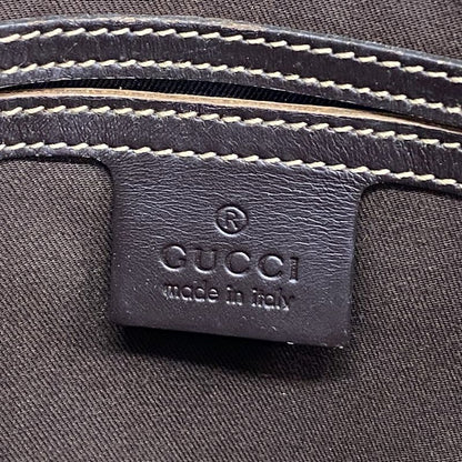 Gucci Shoulder Bag GG Supreme 201446 PVC Beige Brown Chien Pangold Hardware