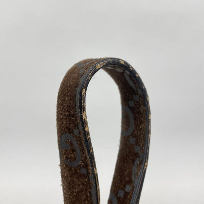 Gucci Tote Bag 002 1052 Suede Brown Silver Hardware Ladies