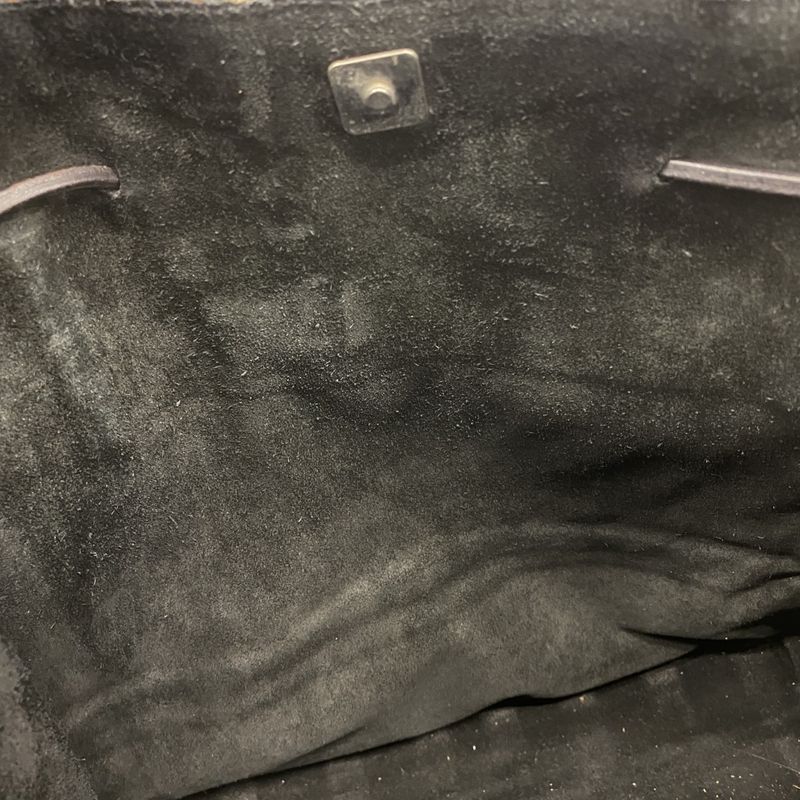 Gucci Tote Bag 002 1052 Suede Brown Silver Hardware Ladies