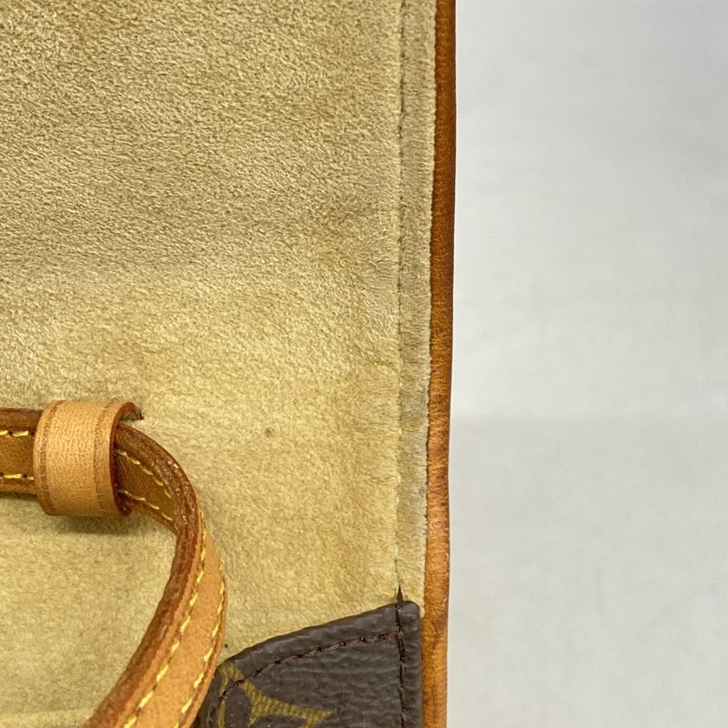 Louis Vuitton Shoulder Bag Monogram Pochette Twin GM M51852 Brown Ladies