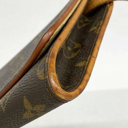 Louis Vuitton Shoulder Bag Monogram Pochette Twin GM M51852 Brown Ladies