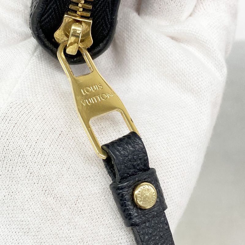 Louis Vuitton Long Wallet Monogram ・empreinte Zippy Wallet M60571 Noir Black