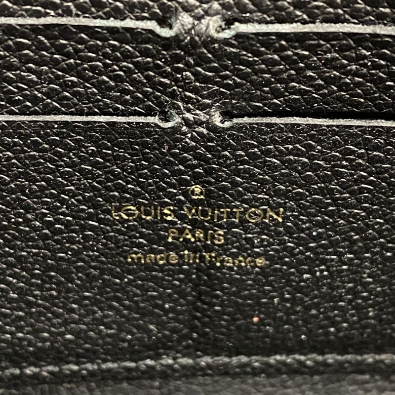 Louis Vuitton Long Wallet Monogram ・empreinte Zippy Wallet M60571 Noir Black