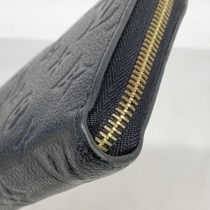 Louis Vuitton Long Wallet Monogram ・empreinte Zippy Wallet M60571 Noir Black