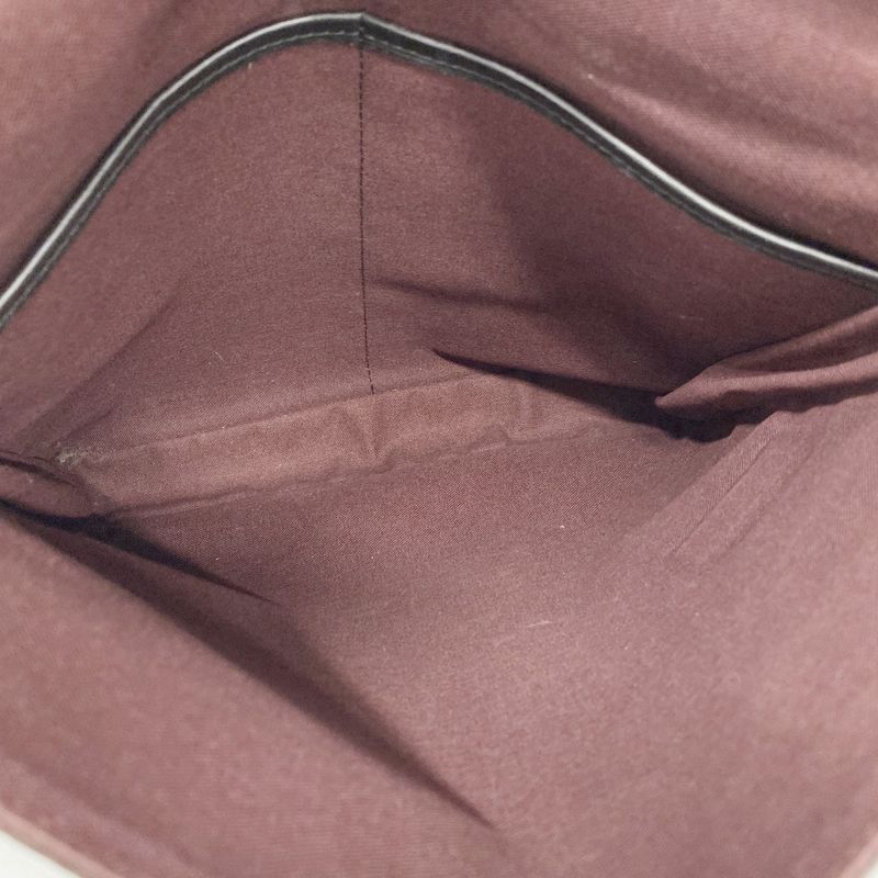 Louis Vuitton Shoulder Bag Monogram Macassar Bass MM M56715 Brown Black Men's