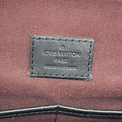 Louis Vuitton Shoulder Bag Monogram Macassar Bass MM M56715 Brown Black Men's