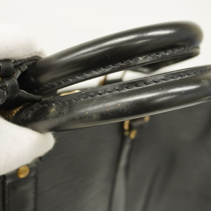 Louis Vuitton Boston Bag Epi Keepall 45 M59152 Noir Black Men Women Unisex