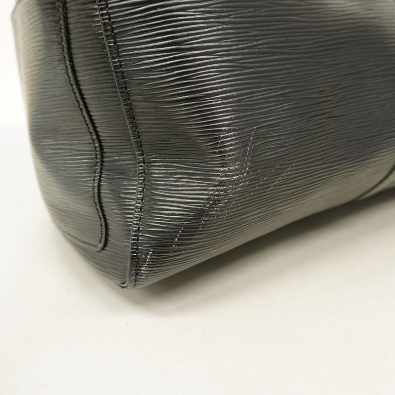 Louis Vuitton Boston Bag Epi Keepall 45 M59152 Noir Black Men Women Unisex