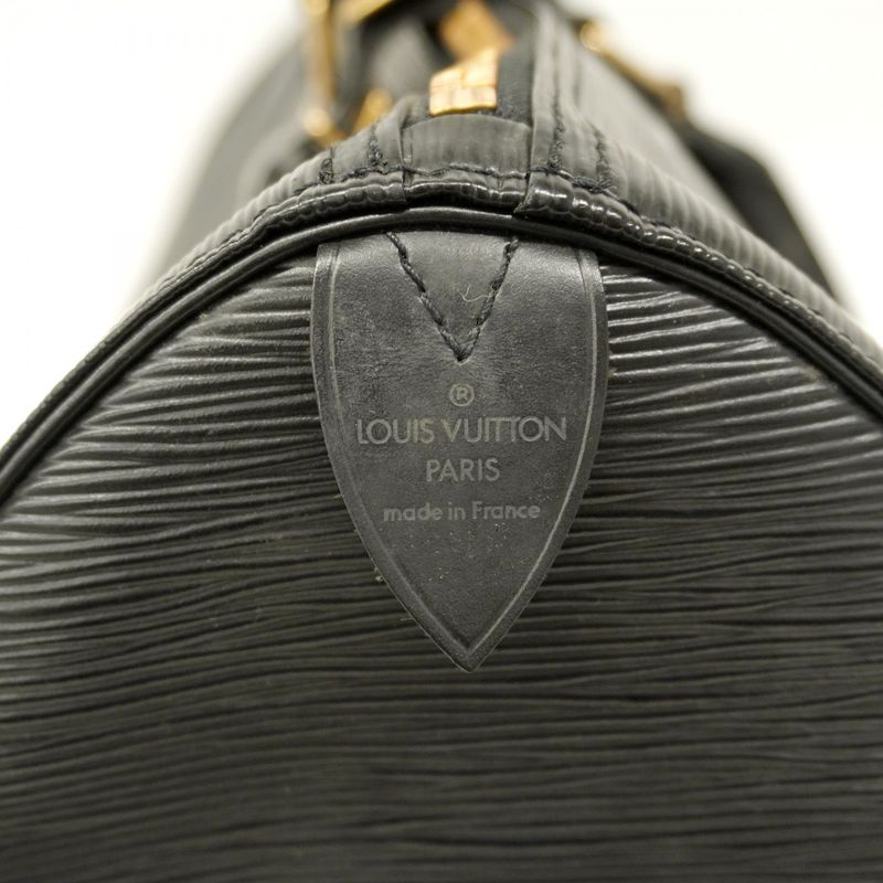 Louis Vuitton Boston Bag Epi Keepall 45 M59152 Noir Black Men Women Unisex