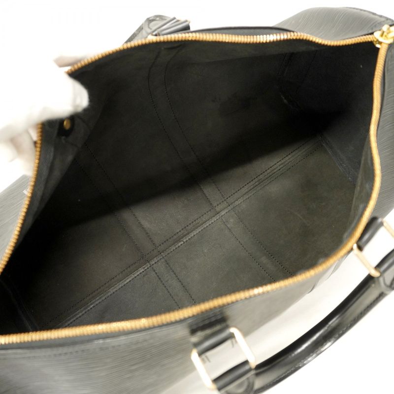 Louis Vuitton Boston Bag Epi Keepall 45 M59152 Noir Black Men Women Unisex
