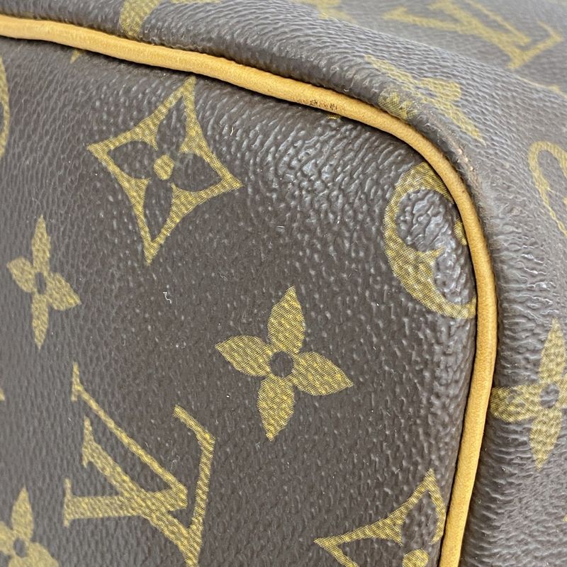 Louis Vuitton Boston Bag Monogram Keepall Bandouliere 60 M41412 Brown Men Women