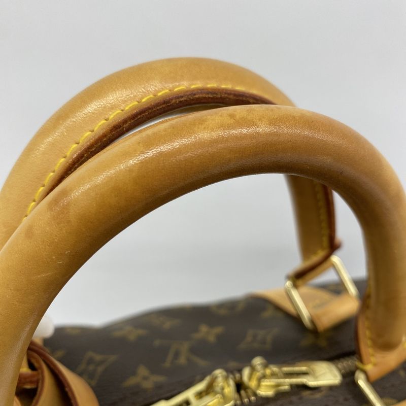 Louis Vuitton Boston Bag Monogram Keepall Bandouliere 60 M41412 Brown Men Women