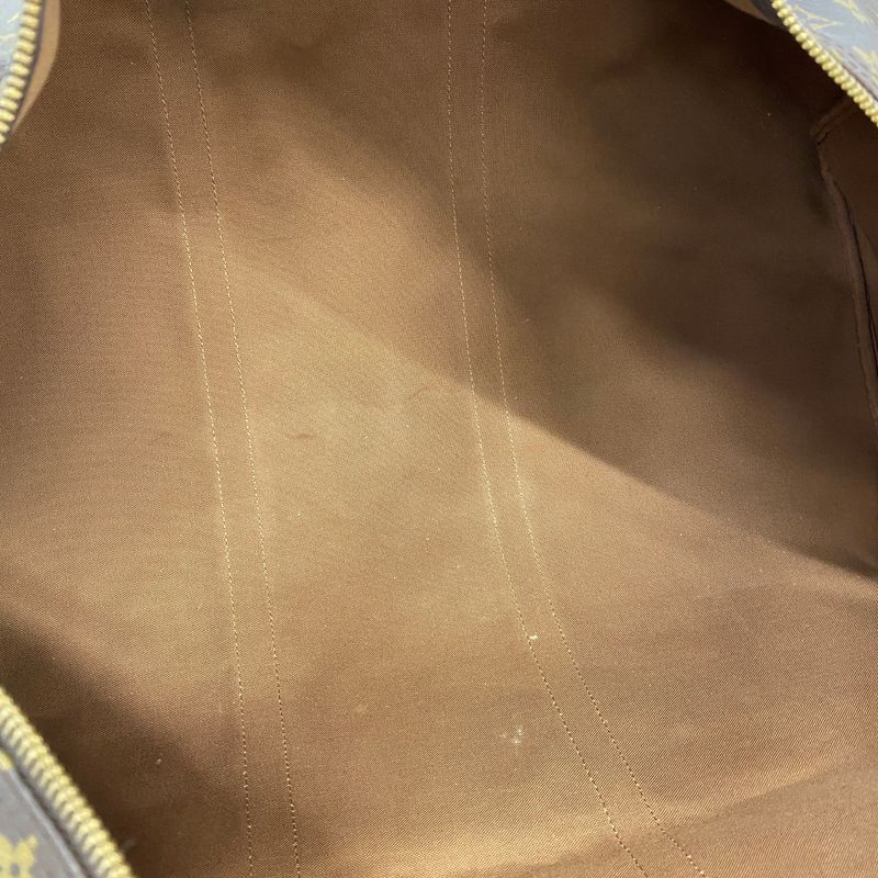 Louis Vuitton Boston Bag Monogram Keepall Bandouliere 60 M41412 Brown Men Women