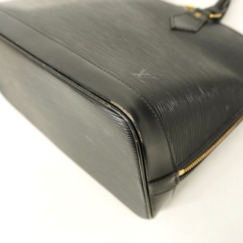 Louis Vuitton Handbag Epi Alma M52142 Noir Black Women's
