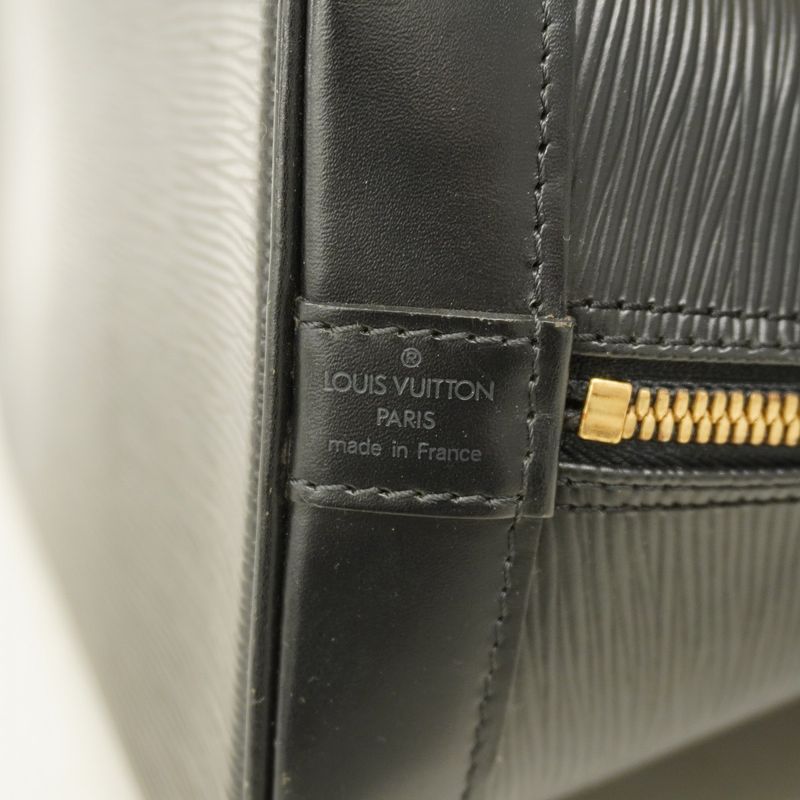 Louis Vuitton Handbag Epi Alma M52142 Noir Black Women's