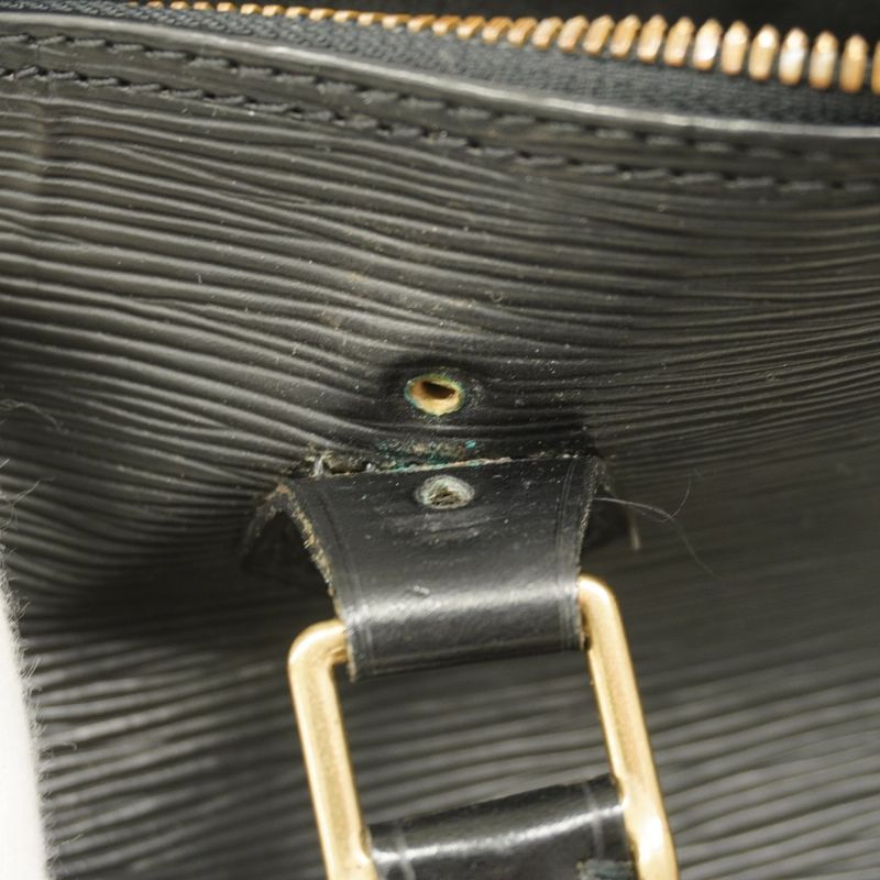 Louis Vuitton Handbag Epi Alma M52142 Noir Black Women's