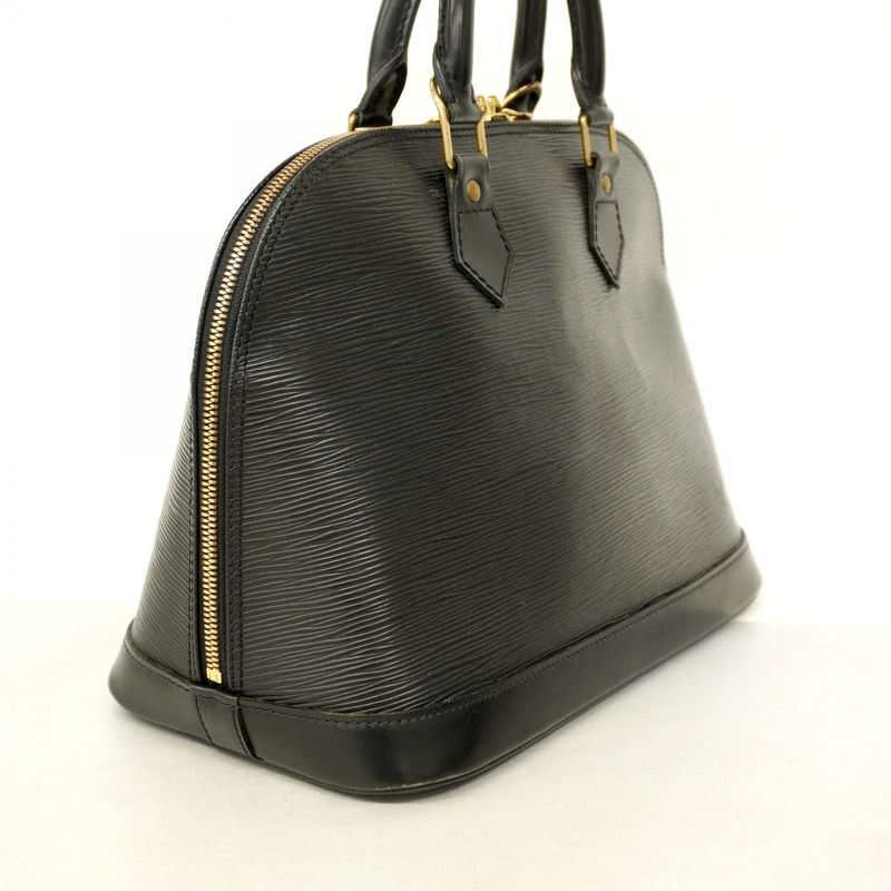 Louis Vuitton Handbag Epi Alma M52142 Noir Black Women's