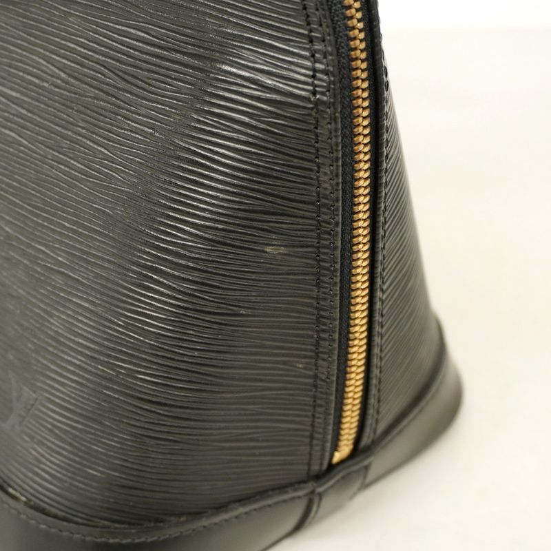 Louis Vuitton Handbag Epi Alma M52142 Noir Black Women's