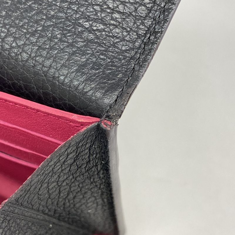 Louis Vuitton Long Wallet Portefeuille Capucines M61248 Noir Black Women's