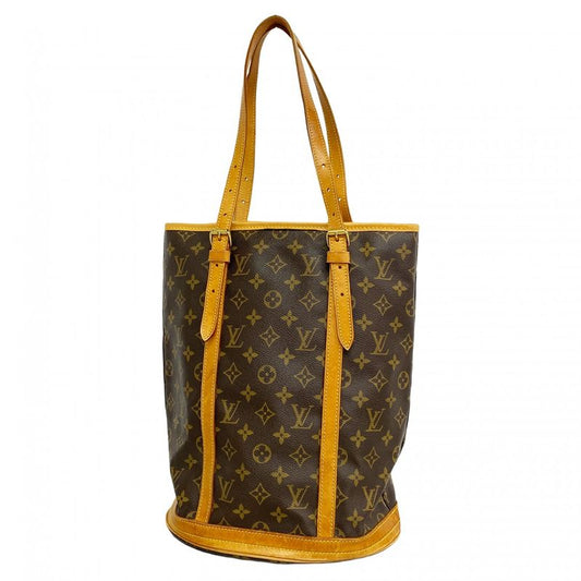 Louis Vuitton Tote Bag Monogram Bucket GM M42236 Brown Ladies