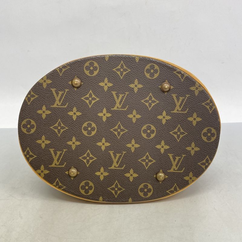 Louis Vuitton Tote Bag Monogram Bucket GM M42236 Brown Ladies