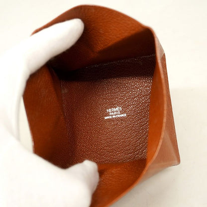 Hermes Coin Case Zulu - Chevre Misor Maron E Engraved Men's Women's Unisex