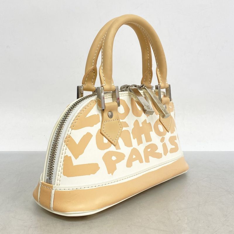 Louis Vuitton Handbag Monogram Graffiti Alma PM Oriental M92178 Beige Ladies