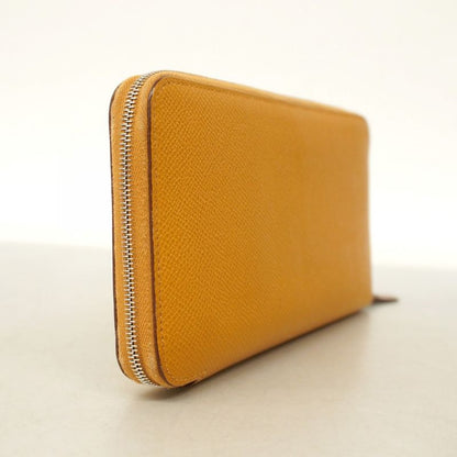 Hermes Long Wallet Azap Long Silk-in Vaux Epson Sesame Silver Hardware B