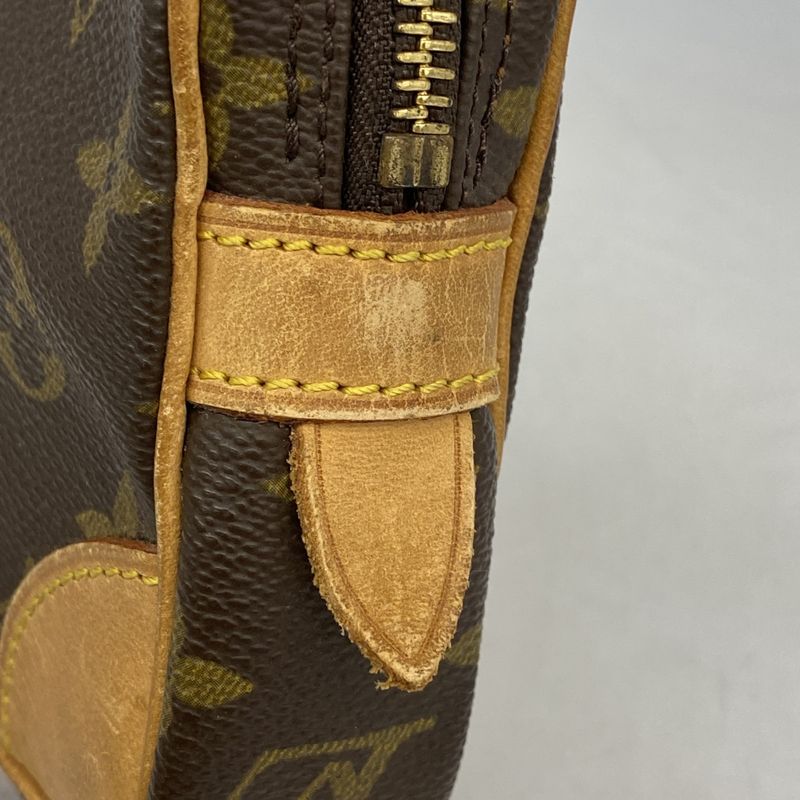 Louis Vuitton Clutch Bag Monogram Marly Dragonne PM M51827 Brown Men's