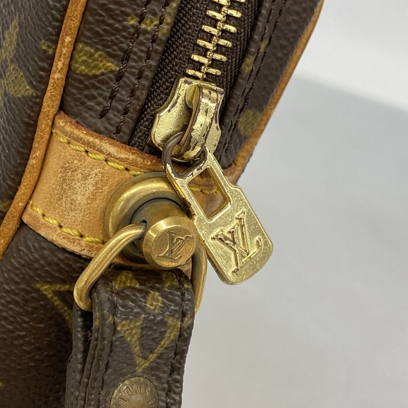 Louis Vuitton Clutch Bag Monogram Marly Dragonne PM M51827 Brown Men's