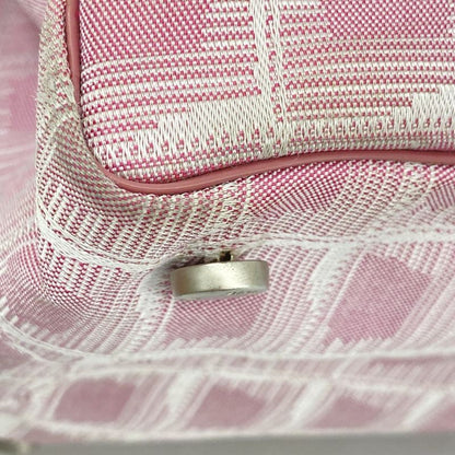 Chanel Tote Bag New Travel Nylon Pink Silver Hardware Women's