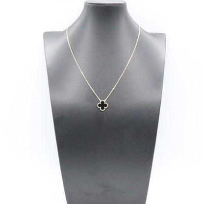 Van Cleef & Arpels Necklace Vintage Alhambra Necklace Onyx Vcara45800 Neck