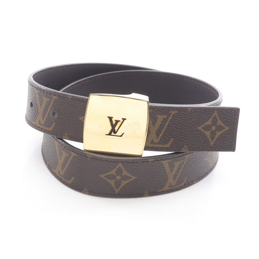Louis Vuitton Belt Suntulle LV Cut M6887 Leather Belt Women's Used B