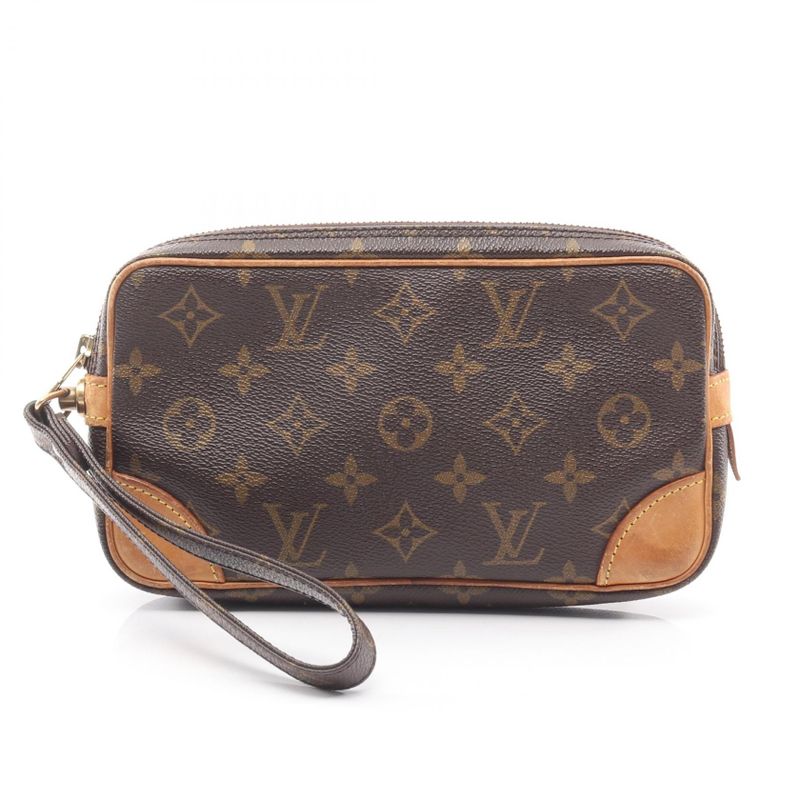 Louis Vuitton Second Bag Clutch Bag Marly Dragonne PM M51827 PVC Coated Canvas