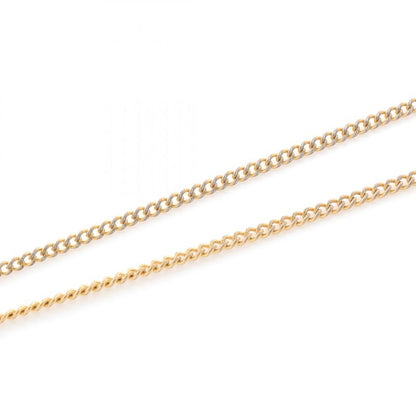 Christian Dior Necklace CD Logo GP (gold Plated) Necklace Women's Used B