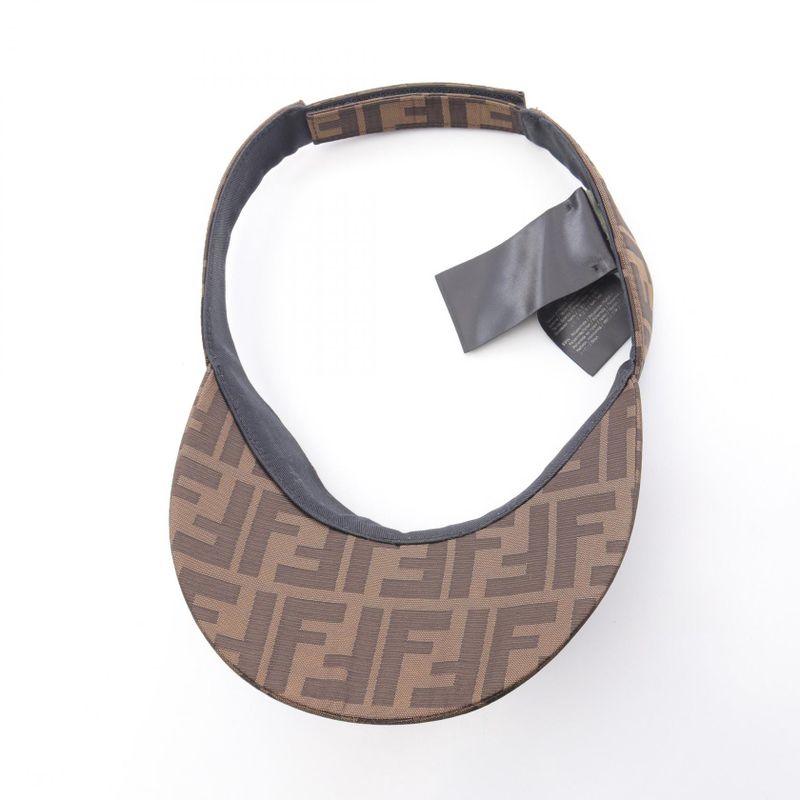 Fendi Sun Visor Zucca Nylon Sun Visor Ladies Used B