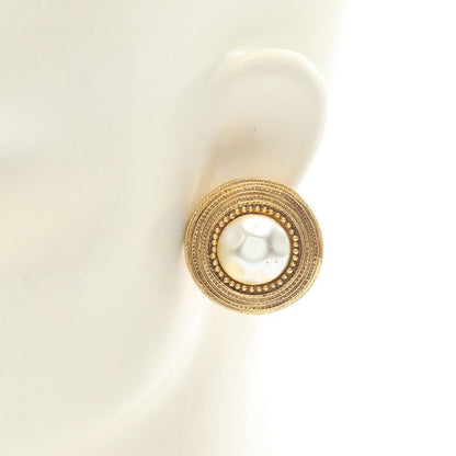 Chanel Earring GP (gold Plated) Earring Women's Used B