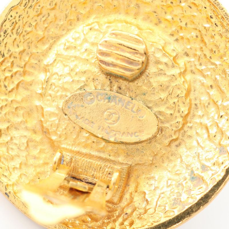 Chanel Earring GP (gold Plated) Earring Women's Used B