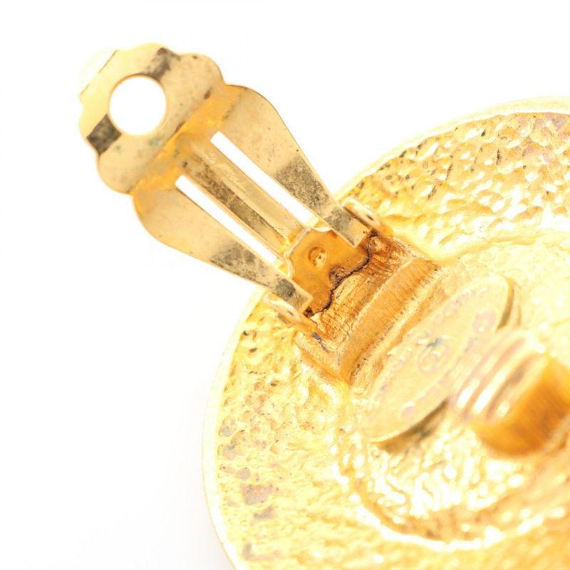 Chanel Earring GP (gold Plated) Earring Women's Used B