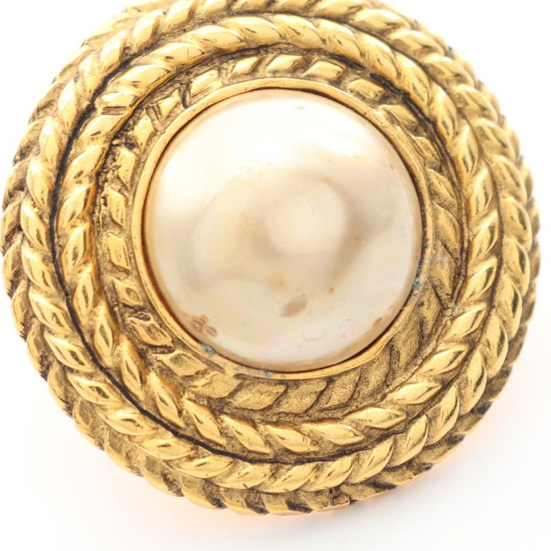 Chanel Earring GP (gold Plated) Earring Women's Used B