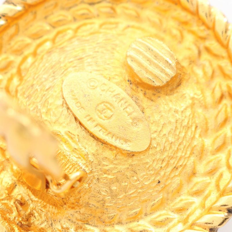 Chanel Earring GP (gold Plated) Earring Women's Used B