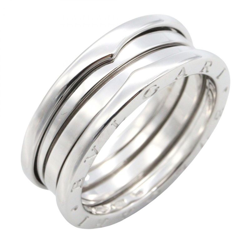 Bvlgari Ring B-Zero1 Ring 3 Band 18k White Gold (white Gold) B-Zero1 Ring 3