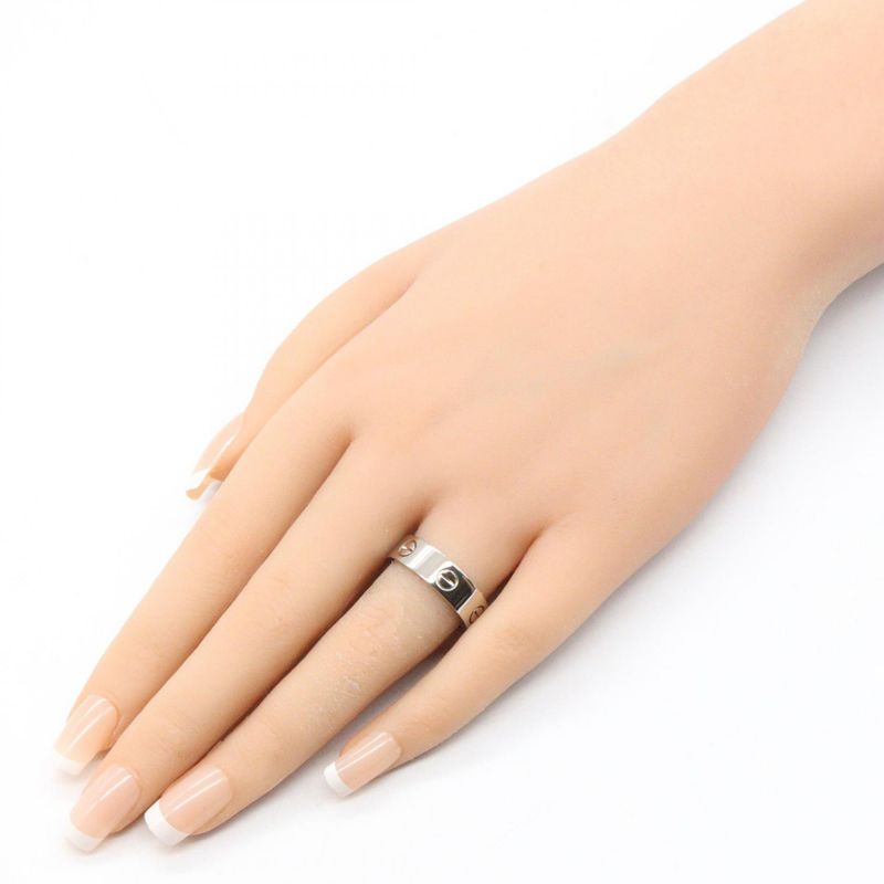 Cartier Ring ・ring Love Ring 18k White Gold (white Gold) Love Ring Unisex Used a