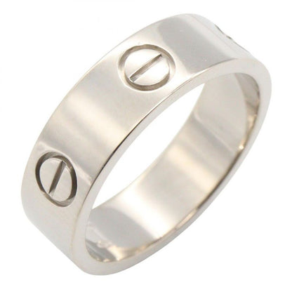 Cartier Ring ・ring Love Ring 18k White Gold (white Gold) Love Ring Unisex Used a