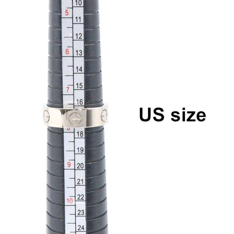 Cartier Ring ・ring Love Ring 18k White Gold (white Gold) Love Ring Unisex Used a