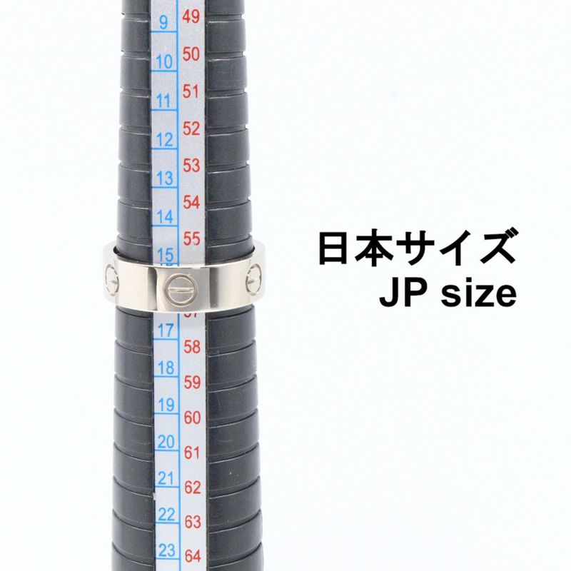 Cartier Ring ・ring Love Ring 18k White Gold (white Gold) Love Ring Unisex Used a