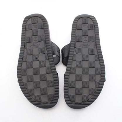 Louis Vuitton Sandals LV Venice Mules Monogram Leather Sandals Men's Used B