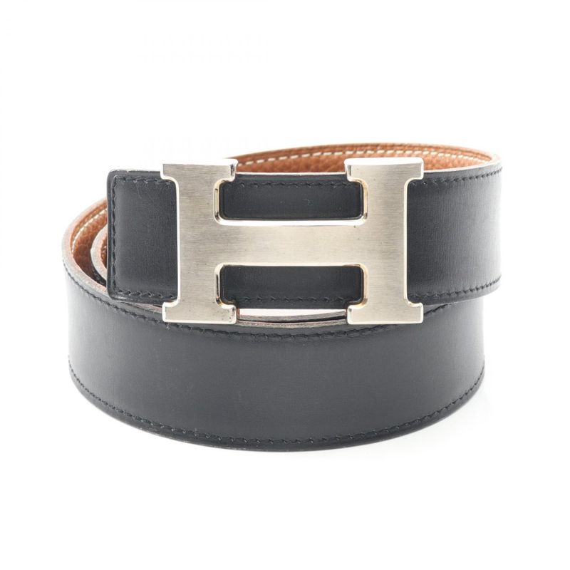 Hermes Belt Constance H Belt Calf (Cowhide) H Belt Men's Used B