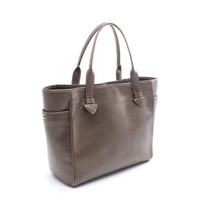 Loewe Tote Bag Heritage Dark Brown Leather Heritage Women's Used C