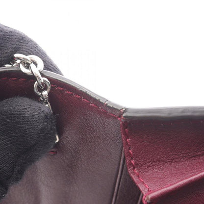 Gucci Bifold Long Wallet Chain Wallet 331746 Bordeaux Leather Chain Wallet